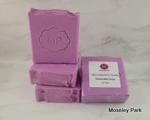 Black Raspberry Vanilla - Handmade Soap-handmade soap cold processed shea  tallow olive oil 