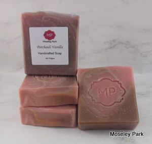 Patchouli Vanilla - Handmade Soap-handmade soap cold processed shea tallow olive oil patchouli